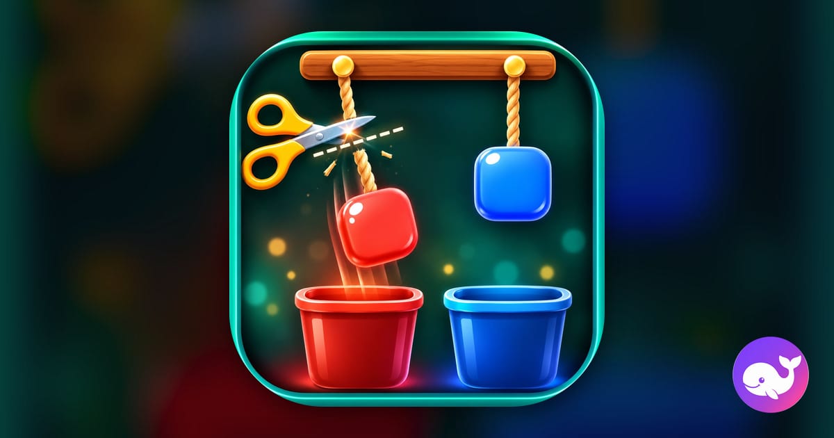 Snip — Rope Cutting Physics Puzzle | Arcade Whale